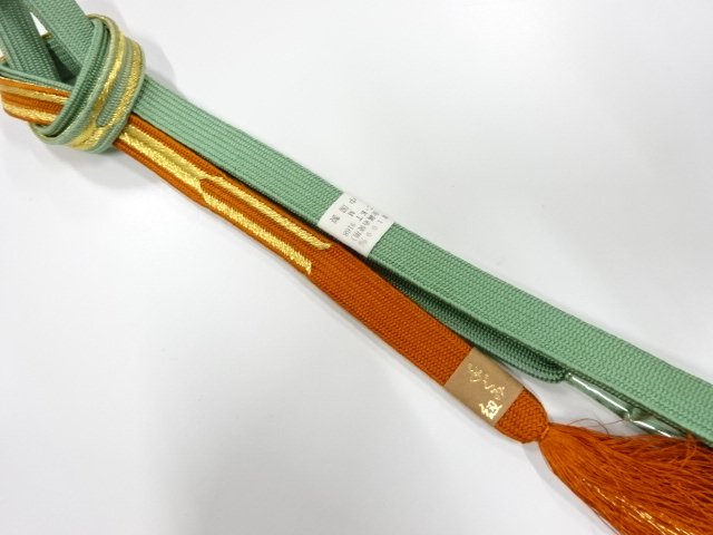 未使用品　正絹　手組帯締め